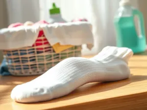 Jak prać białe skarpety, aby zachować ich idealną biel?