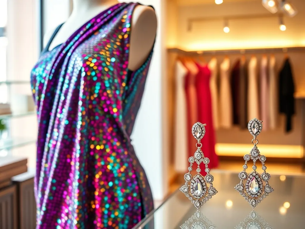 Jakie kolczyki do cekinowej sukienki wybrać? Praktyczny przewodnik