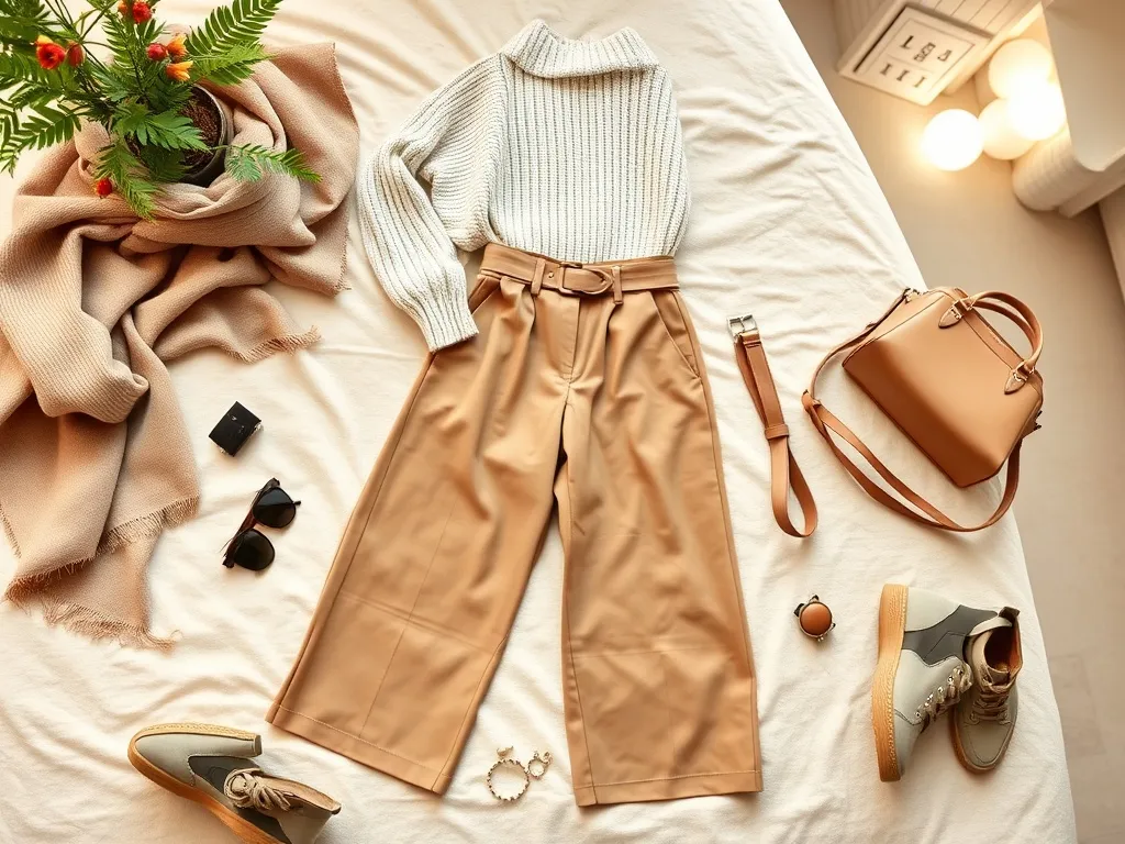 Jak stylizować szerokie spodnie, aby wyglądać modnie?