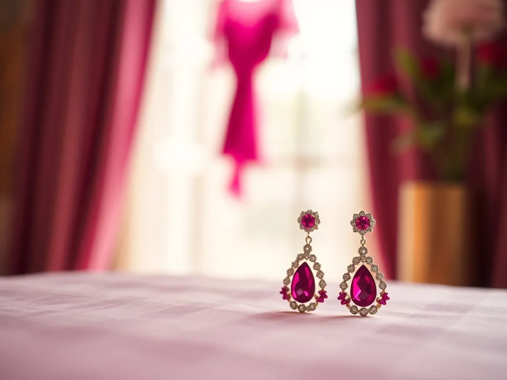 Jakie kolczyki do fuksjowej sukienki? Oto najlepsze propozycje!